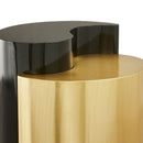 Ying Yang - Coffee Table - Gold / Black by HouseOfZazla