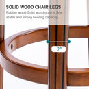 29.5'' Cow Top Wooden Bar Stool, 360 Degree Swivel Bar Height Chair With Backs For Home Kitchen Counter by HouseOfZazla