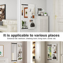 Wall Mounted Full Length Mirror With Shelf And Hook by HouseOfZazla