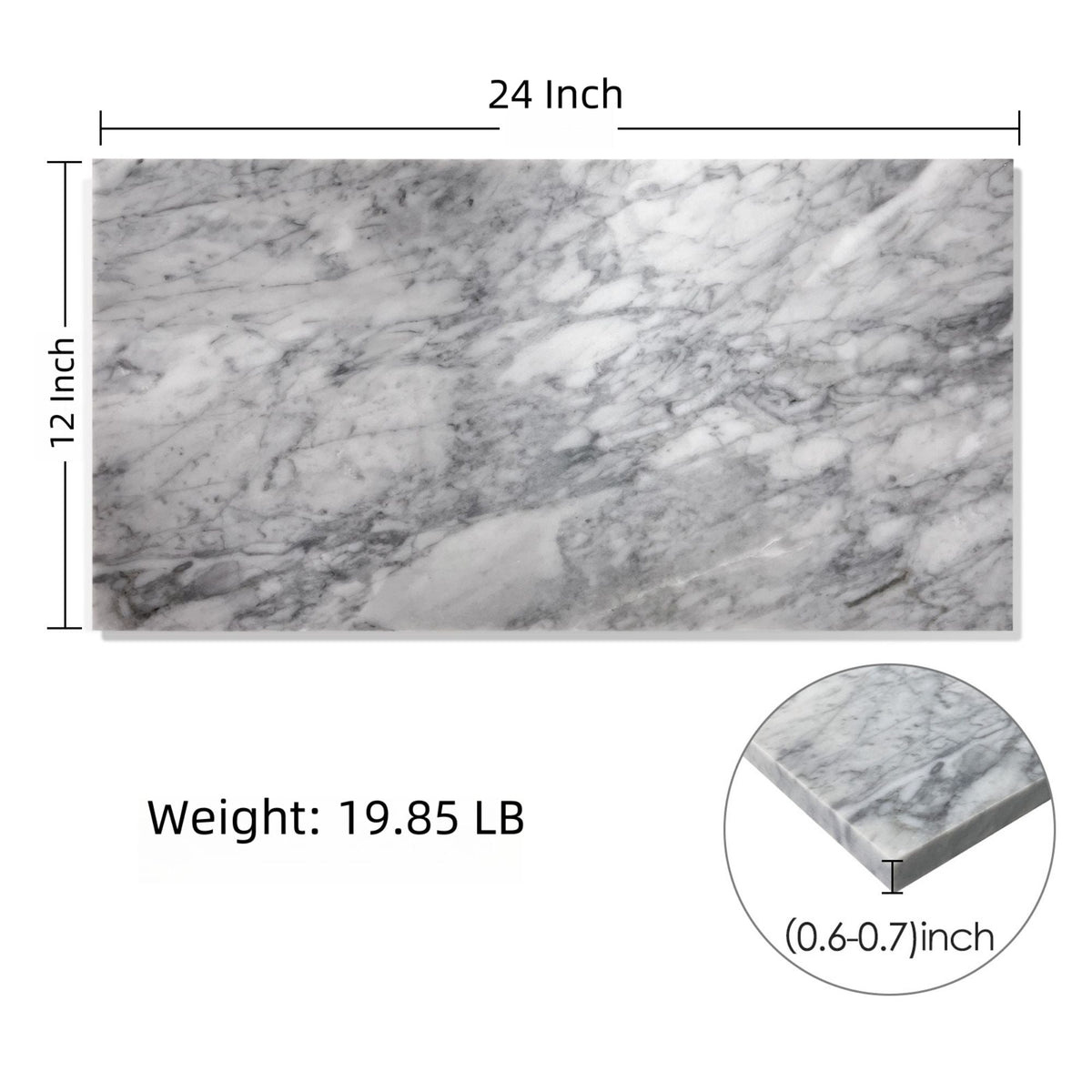 Natural Marble Polished Tile For Wall And Floor (Set of 4), photo 7 of 40