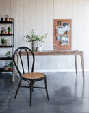 Rattan Dining Chair (Set of 2) - Black Multi by HouseOfZazla