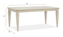 Newport - Rectangular Dining Table - Alabaster