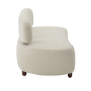 Lunara 66 in. Modern Curved Upholstered Chenille Sofa