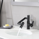 Bathroom Sink Faucet With Spray Function And Temperature Display, Anti Skid Switch, 360 Degree Rotary by HouseOfZazla