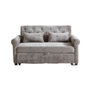 Loveseat Sofa Bed, Pull - Out Couch Sleeper & 2 Pillows by Unique Piece Furniture