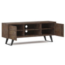 Lowry - TV Media Stand - Rustic Natural Aged Brown by HouseOfZazla