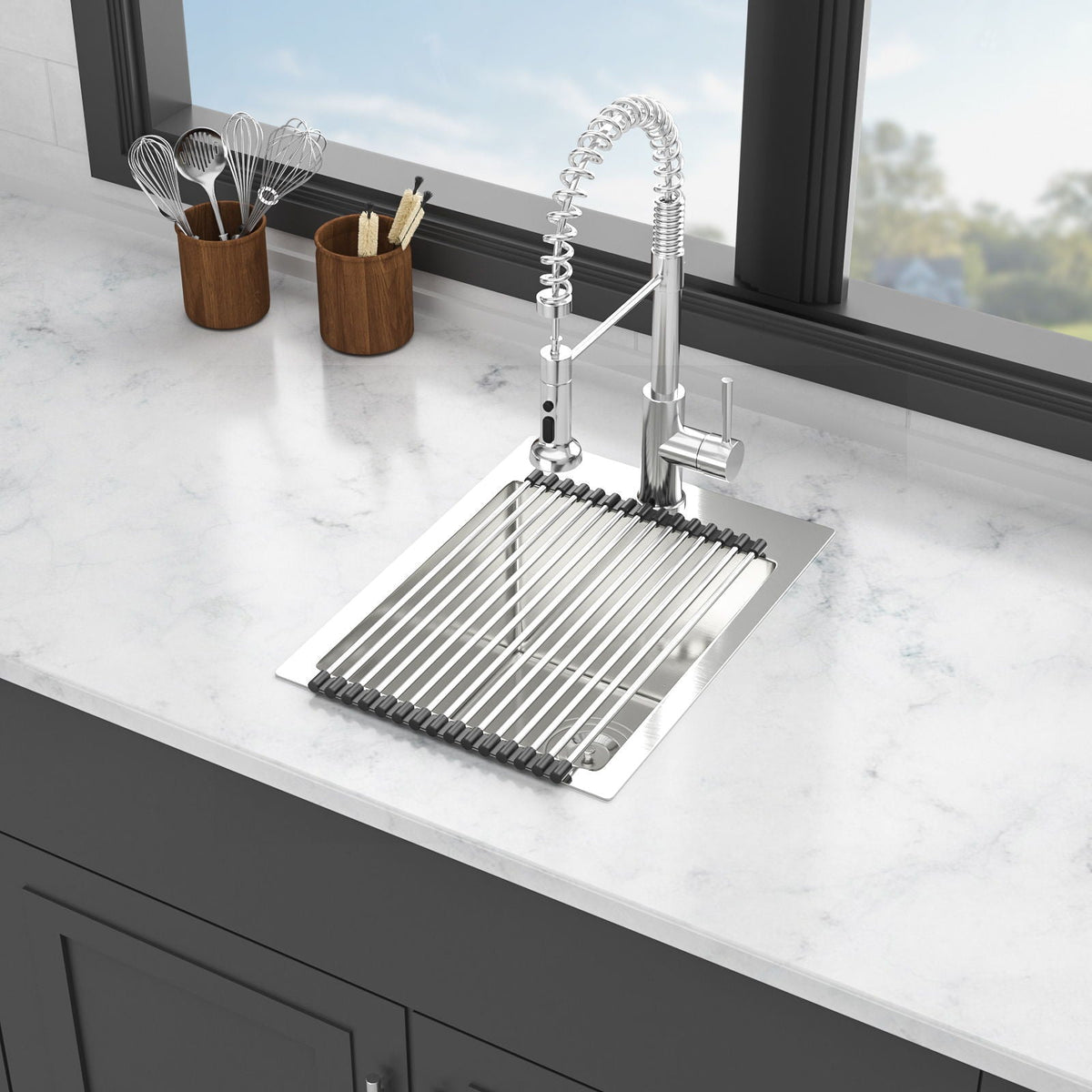 Stainless Steel Drop In Kitchen Sink, Topmount, photo 8 of 40