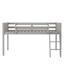 Low Loft Bed With Adjustable Ladder