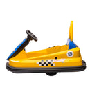 6V Kids Ride on Electric Go Kart Bumper Car W/Parents Remote Control,Three Speed Adjustable,LED Lights,Horn,Bluetooth,Player&360Spin,Vehicle body with Anti-collision padding for 18m+.