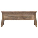 Lid Up Storage Bench - Oak by Unique Piece Furniture