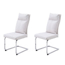Modern Dining Chair SetWith Soft Cushion Backrest (2 Pieces) by Unique Piece Furniture
