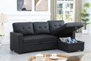 Upholstered Pull Out Sectional Sofa With Chaise by HouseOfZazla