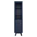 Tall Bathroom Storage Cabinet With Adjustable Shelves And 1 Drawer & Door