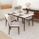 Laura - Mid-Century Modern Solid Wood Dining Chair (Set of 2) by HouseOfZazla