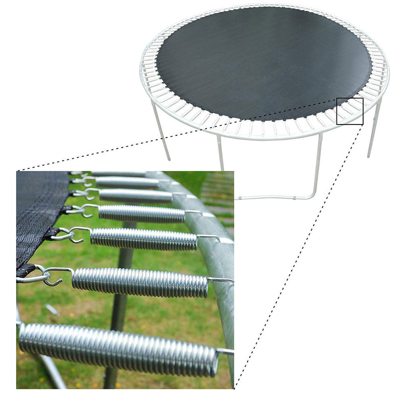 Yescom Trampoline Spring 5.5in 7in 8.25in Options Galvanized Steel