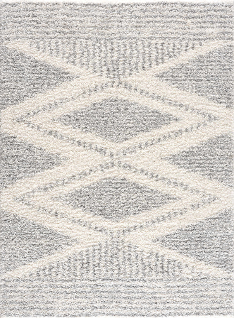 Trunding Plush Area Rug in Gray