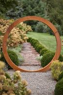 Corten Steel Moongate Garden Archway