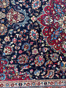 Persian Mashhad Hand Knotted Wool Area Rug 9’9” x 13’3”