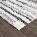 Zoya Irregular Striped Area Rug