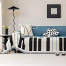Cozy Chenille Dynamic Notes Sectional Couch Cover Blanket, Perfect Couch Throw Covers for Pets by Slipcover KAS™