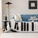 Cozy Chenille Dynamic Notes Sectional Couch Cover Blanket, Perfect Couch Throw Covers for Pets by Slipcover KAS™