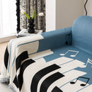 Cozy Chenille Dynamic Notes Sectional Couch Cover Blanket, Perfect Couch Throw Covers for Pets by Slipcover KAS™