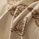 Butterfly Jacquard Soft Couch Blankets Cover for Couch Reversible Modern Sofa Slipcover Throw Covers