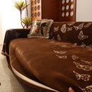 Butterfly Jacquard Soft Couch Blankets Cover for Couch Reversible Modern Sofa Slipcover Throw Covers by Slipcover KAS™