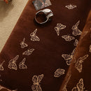 Butterfly Jacquard Soft Couch Blankets Cover for Couch Reversible Modern Sofa Slipcover Throw Covers by Slipcover KAS™