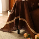 Butterfly Jacquard Soft Couch Blankets Cover for Couch Reversible Modern Sofa Slipcover Throw Covers by Slipcover KAS™