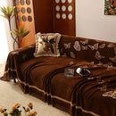 Butterfly Jacquard Soft Couch Blankets Cover for Couch Reversible Modern Sofa Slipcover Throw Covers by Slipcover KAS™