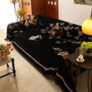 Butterfly Jacquard Soft Couch Blankets Cover for Couch Reversible Modern Sofa Slipcover Throw Covers by Slipcover KAS™