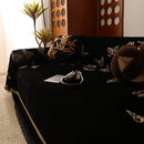 Butterfly Jacquard Soft Couch Blankets Cover for Couch Reversible Modern Sofa Slipcover Throw Covers by Slipcover KAS™