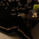 Butterfly Jacquard Soft Couch Blankets Cover for Couch Reversible Modern Sofa Slipcover Throw Covers by Slipcover KAS™