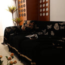 Butterfly Jacquard Soft Couch Blankets Cover for Couch Reversible Modern Sofa Slipcover Throw Covers by Slipcover KAS™
