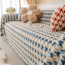 Luxury Plush Universal Couch Cover Blanket, Washable Couch Protector Houndstooth Sofa Covers by Slipcover KAS™