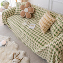 Luxury Plush Universal Couch Cover Blanket, Washable Couch Protector Houndstooth Sofa Covers by Slipcover KAS™