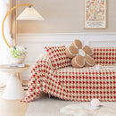 Luxury Plush Universal Couch Cover Blanket, Washable Couch Protector Houndstooth Sofa Covers by Slipcover KAS™