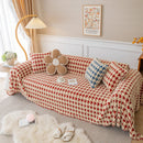 Luxury Plush Universal Couch Cover Blanket, Washable Couch Protector Houndstooth Sofa Covers by Slipcover KAS™