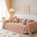 Luxury Plush Universal Couch Cover Blanket, Washable Couch Protector Houndstooth Sofa Covers by Slipcover KAS™