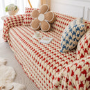 Luxury Plush Universal Couch Cover Blanket, Washable Couch Protector Houndstooth Sofa Covers by Slipcover KAS™