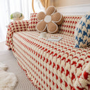 Luxury Plush Universal Couch Cover Blanket, Washable Couch Protector Houndstooth Sofa Covers by Slipcover KAS™