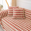 Luxury Plush Universal Couch Cover Blanket, Washable Couch Protector Houndstooth Sofa Covers by Slipcover KAS™