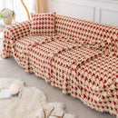Luxury Plush Universal Couch Cover Blanket, Washable Couch Protector Houndstooth Sofa Covers by Slipcover KAS™
