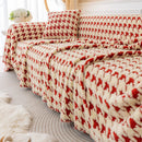 Luxury Plush Universal Couch Cover Blanket, Washable Couch Protector Houndstooth Sofa Covers by Slipcover KAS™