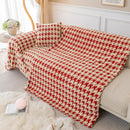 Luxury Plush Universal Couch Cover Blanket, Washable Couch Protector Houndstooth Sofa Covers by Slipcover KAS™