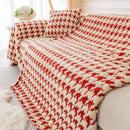 Luxury Plush Universal Couch Cover Blanket, Washable Couch Protector Houndstooth Sofa Covers by Slipcover KAS™