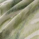 Botanical Sofa Cover with Chiffon Skirt, Floral Couch Throw Blanket for All-Season