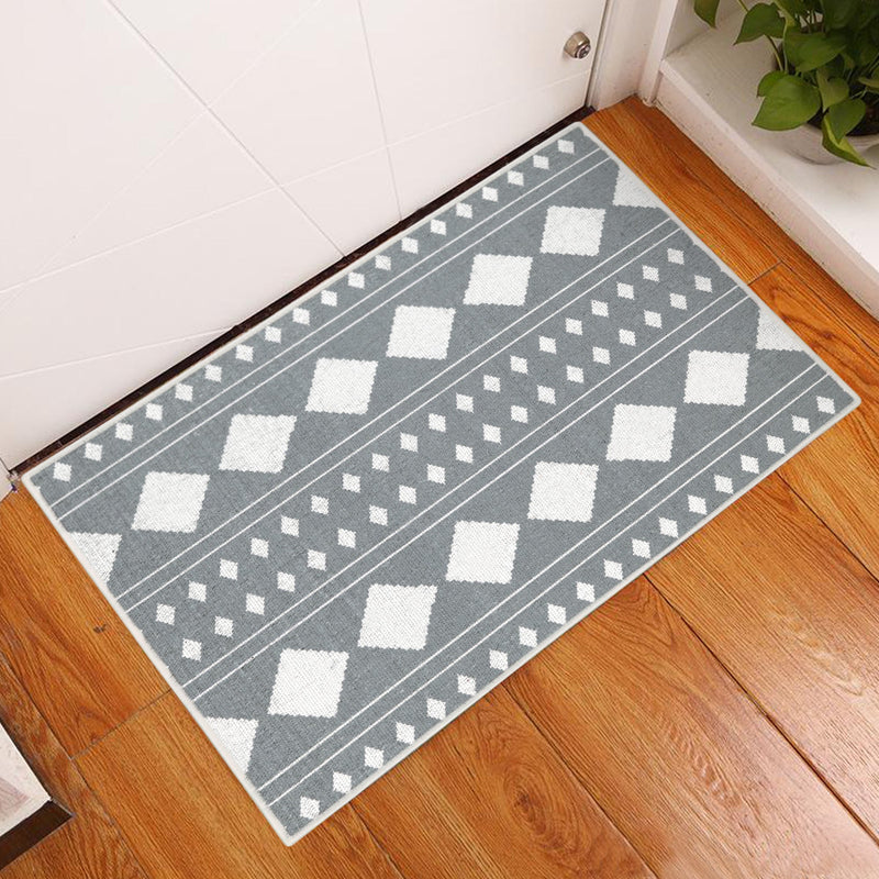 Sussexhome Diamond Collection 2 x 3 Foot Heavy Duty Low Pile Landing Rug Runner