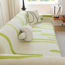 Soft Cozy Chenille Throw Cover for Couch with Tassel Accents, Dustproof Soft Throws for Sofa